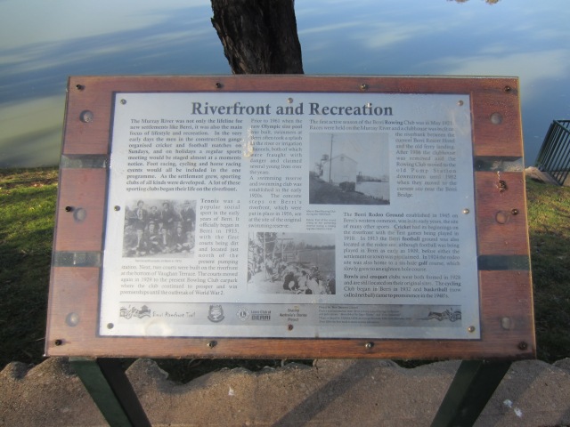 Murrary River History, Berri, SA, June 6, 2015