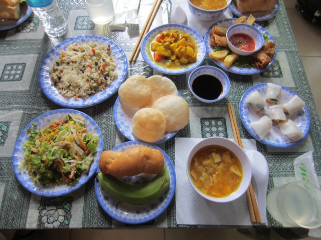 Lunch on offer at the Pagoda, July 14, 2015